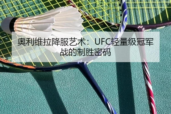 奥利维拉降服艺术：UFC轻量级冠军战的制胜密码
